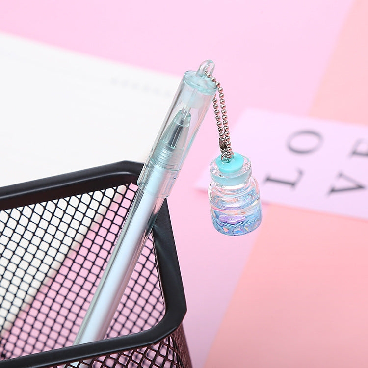 Wholesale Plastic Wishing Bottle Pendant Ballpoint Pen